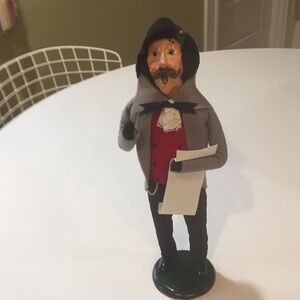 Vintage 1986 Signed Nvr Displayed Man ByersChoice